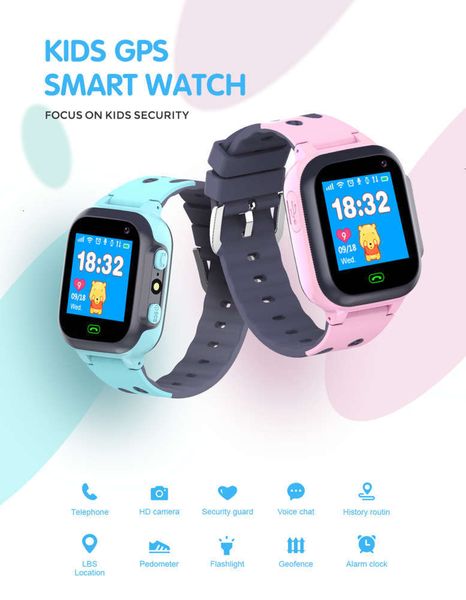 

children's telephone pupil positioning boys and girls smart watch touch screen electronicjk
