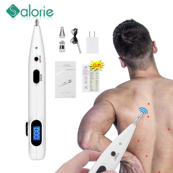 

auto smart acupuncture pen with digital display electro acupuncture point muscle stimulator device massage equipment health care