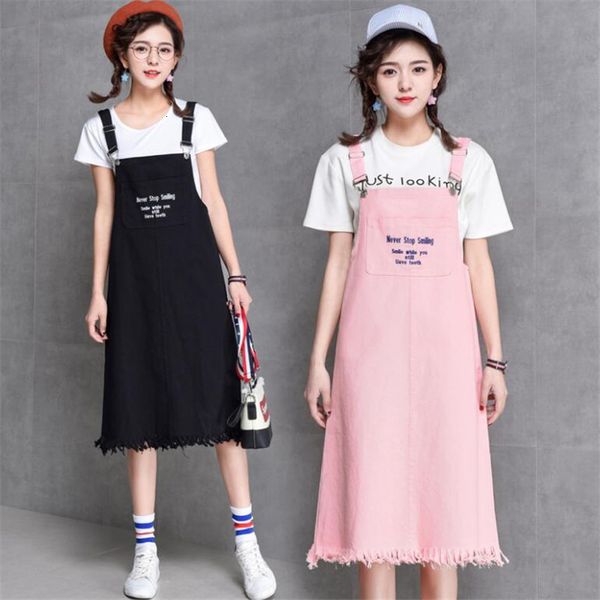 

2021 spring will see women letters printed strap sweet girl dresses sleeveless in solid sleeves women's dress p976 pzfs, Black;gray
