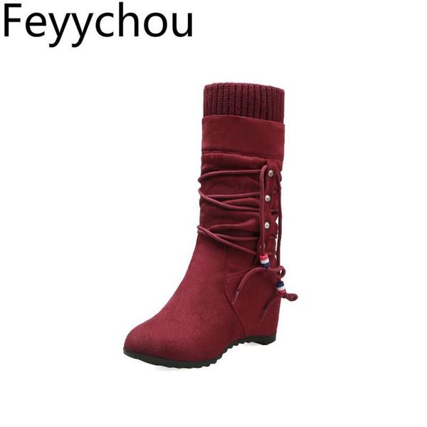 

women's boots 2020 autumn and winter new increase in middle of the tube frosted korean version of leisure rhinestone sleeve, Black