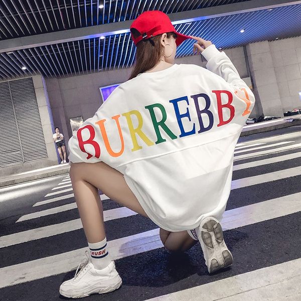 

6tgea new korean fashion students' loose and versatile in early autumn of 2019 new korean fashion students' loose sweater and vers