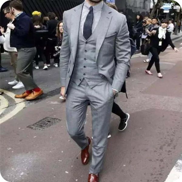 

men's suits & blazers suit men casual business spring autumn slim fits social blazer wedding groom costume custom made prom jacket+pant, White;black