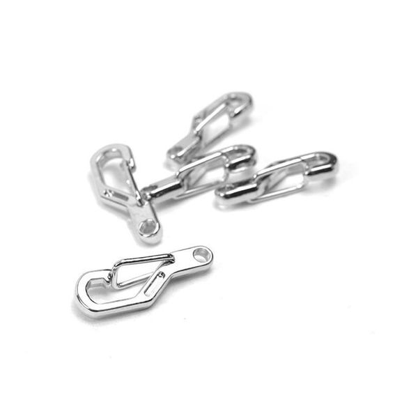 

30pcs multifunction mini d-type hanging buckle key chain quick hook carabiner edc portable tool keychain outdoor sma qylhcf
