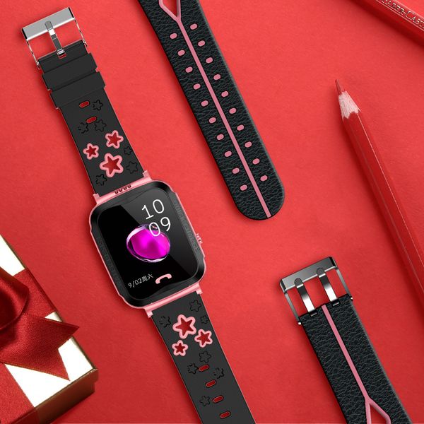 

детский телефон специальные умные часы полый студент водонепроницаемый силиконовый ремешок