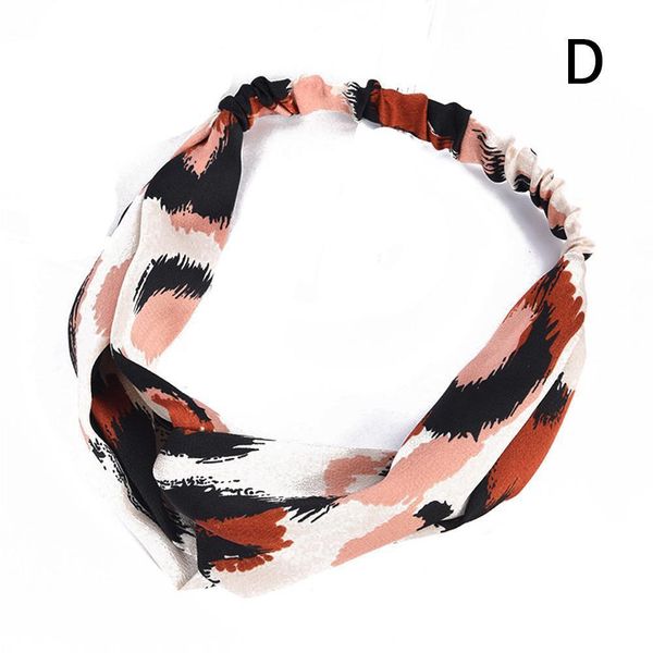 

fashion leopard printed twist knot headband turban women girls luxury elastic hair bands cross knotted stretchy head hoop wrap q bbyvlb