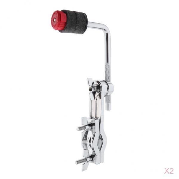

2pcs все металлические тарелки drum set arm ж / зажим частей аксессуары mount hardware
