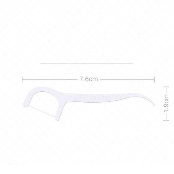 

50pcs/pack disposable ultra-thin dental floss picks stick interdental brush toothpick cleaning oral care hygiene family jllkjz