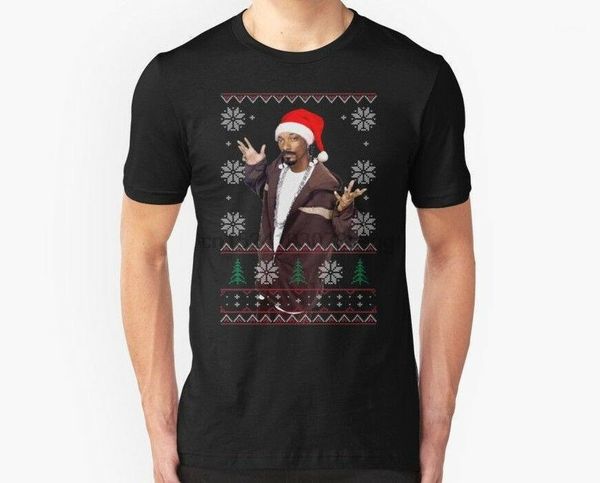 

new snoop christmas mens t-shirt size s-2xl1, White;black