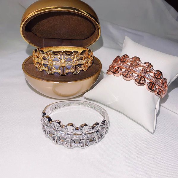 

Personality fashion Simple women's Bracelet Trend Copper material Free shipping Party ball Girl Bracelet High quality hot sale The thre