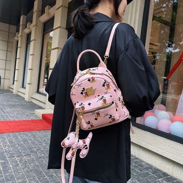 

frzrq new bag backpackbackpack ins style super fire m student girl capacity backpack for women korean fashion cute large familyprint bag mq6