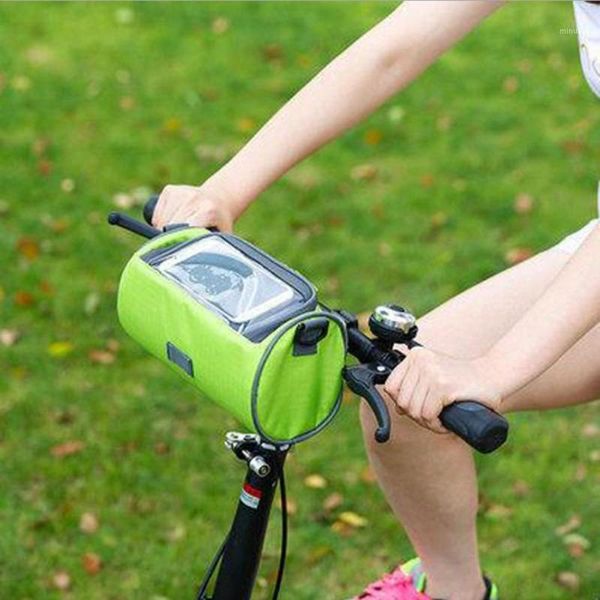 

scooter head handle behind m365/ 365 handlebar front tube waterproof bike phone bag touch screen waterproof bicycle bag1