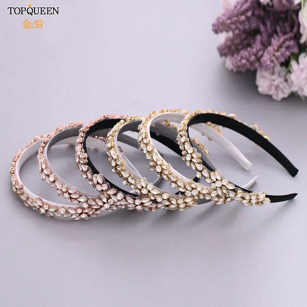 

ueen s437-fg rhinestone wedding headband trendy party hair jewelry bridal hair headhoop wholesale bridal accessories, Golden;silver