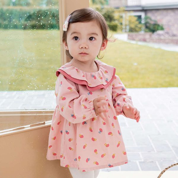 

cotton flower new korean skirt women's 2021 spring and autumn girl's foreign princs baby drs sc47, Red;yellow