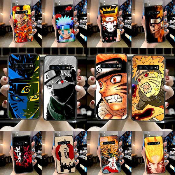 

naruto mobile phone cover samsung galaxy note s, 8, 9, 10, 20 plus, e light, black