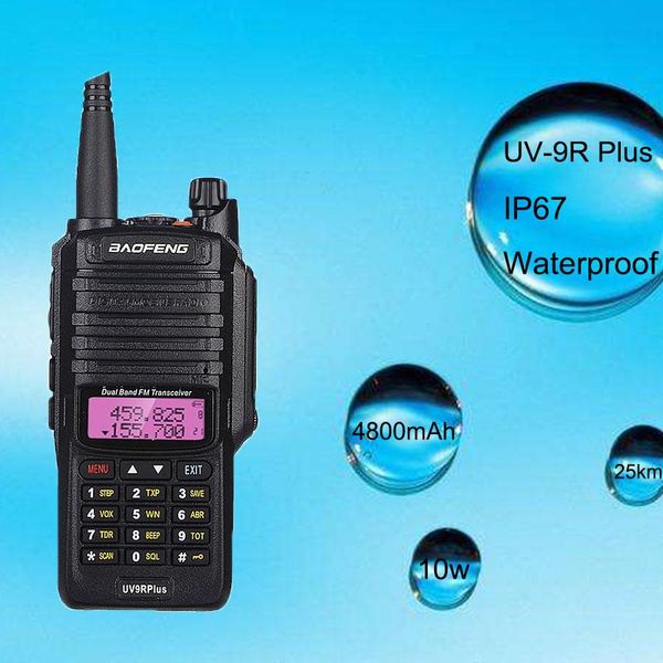 

baofeng original uv-9r plus ip67 baofeng 9r waterproof dustproof handheld walkie talkie