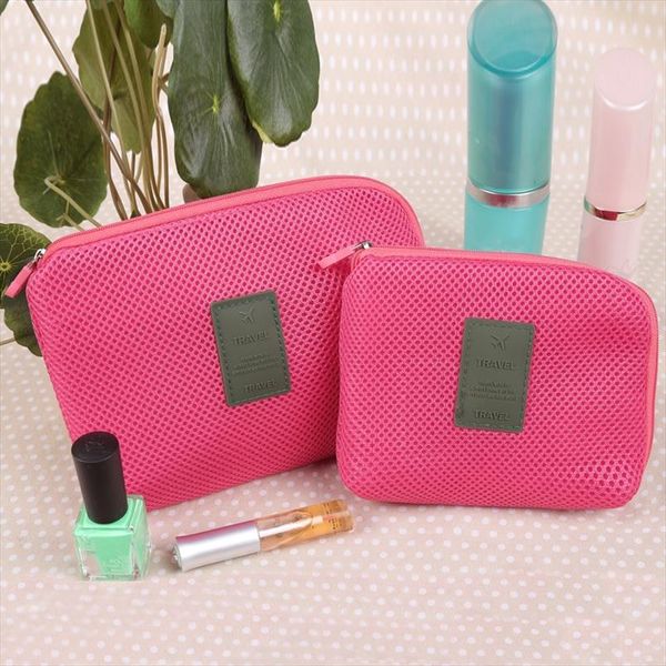 

etya fashion travel cosmetic bag women casual makeup case pouch toiletry zipper solid large capacity wash organizer makeup bags