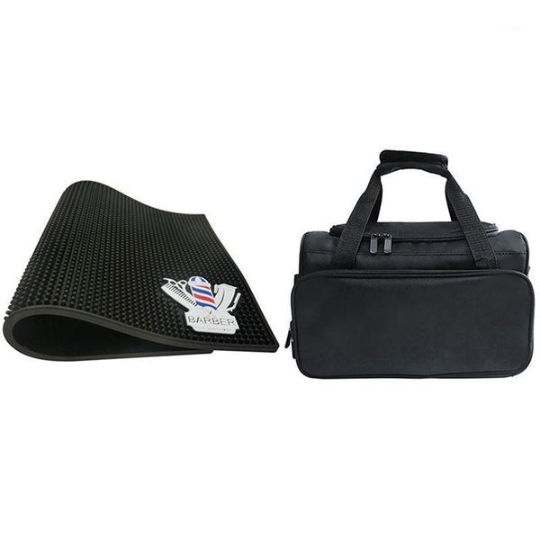 

hair clippers anti-skid pad for barber tools with salon hairdressing styling equipment bag1