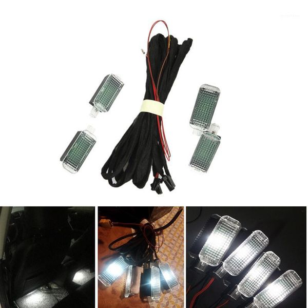 

car led footwell light & cable wire harness for b6 b7 golf 5 5 6 6 seat toledo leon a1 a2 a3 a4 a5 a6 a7 a8 q3 q5 q71