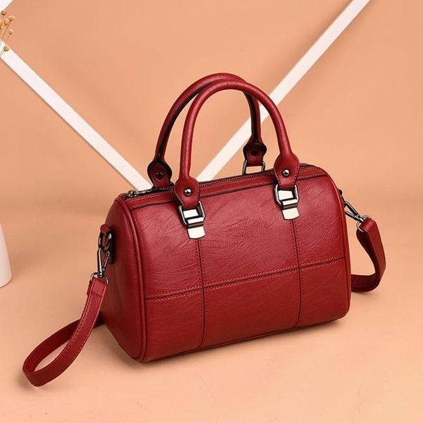 

2020 new new women's casual handbag fashion trend shoulder bag pu leather messenger bag pillow shape wild small