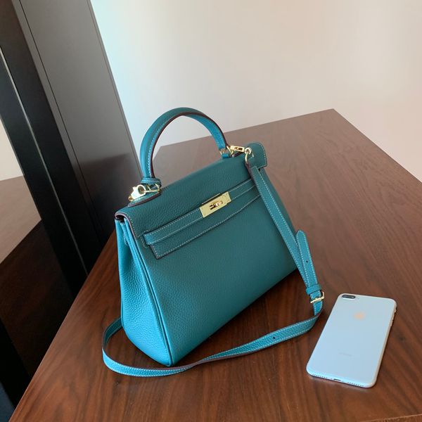 

yixxi customized smalt kelly bag leather handbag for women one shoulder crossbody bag