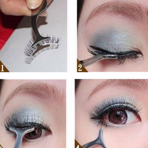 

20/30/40/50 пк оптовой ресницы аппликатор lashes пинцет в массовых ресницы пинцеты набухает lashes аппликаторы для макияжа инструменты jllwq