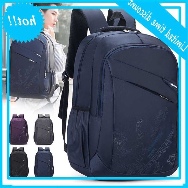 

new college high school student backpack travel casual computer tas oxford air transparency water resistance weakness