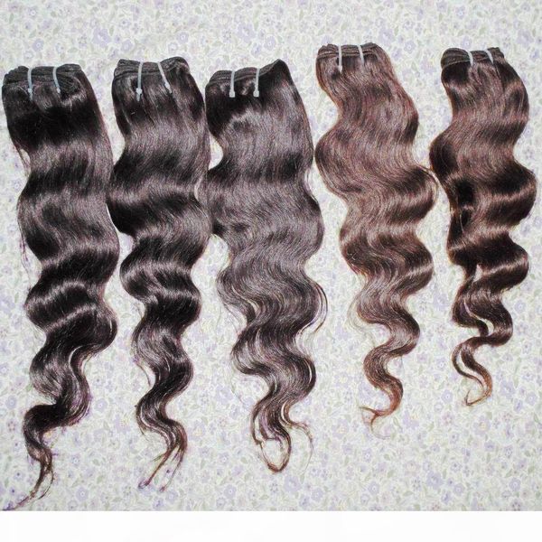 

hair low price 5bundles lot body wave peruvian processed human hair weaves colored wefts, Black