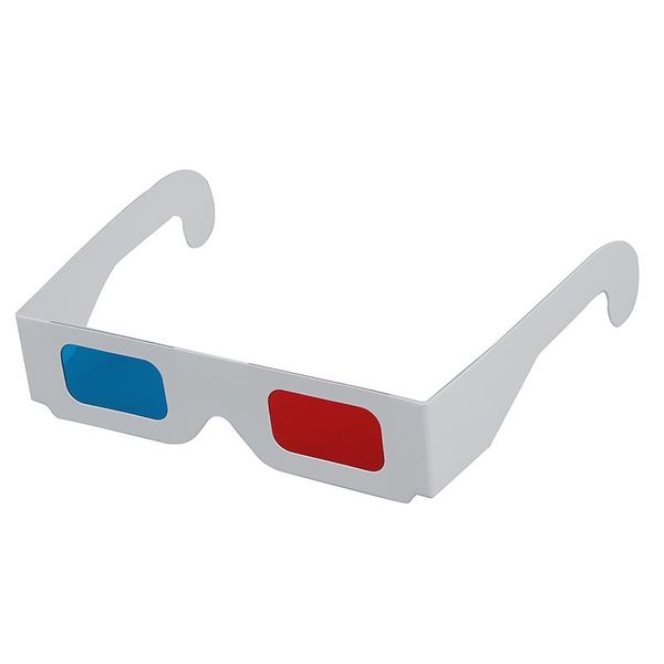 

100 пар red / cyan (синий) anaglyph 3d очки 3dimensional