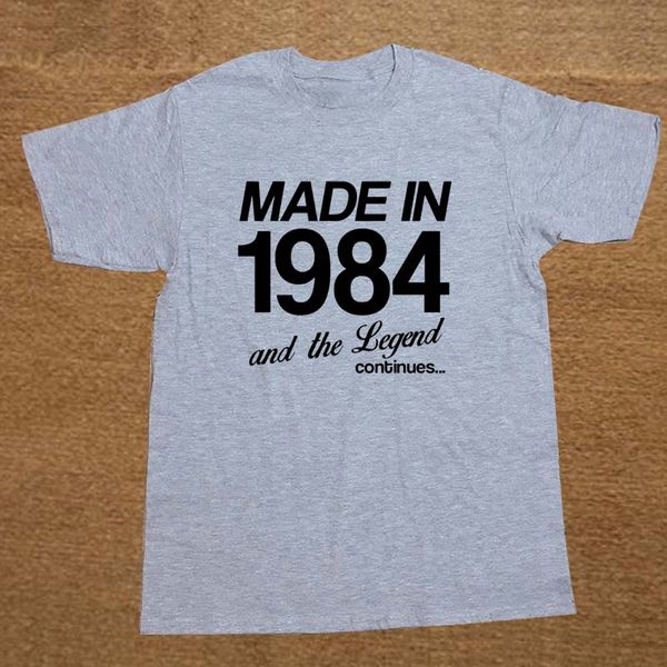 

sport new summer style made in 1984 funny rude birthday gift computer geek t-shirt t shirt men casual short sleeve tees