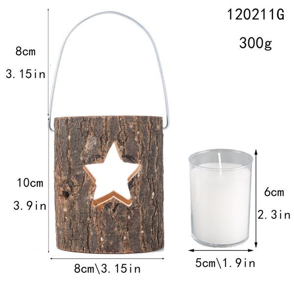 

wooden tealight hollow tree heart star snowflake candlestick new year valentine day candle holder decoration 7 n53hr