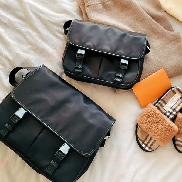 

new men's crossbody bags briefcases shoulder envelope bags casual style with pockets medium and small size with gift box #shelala