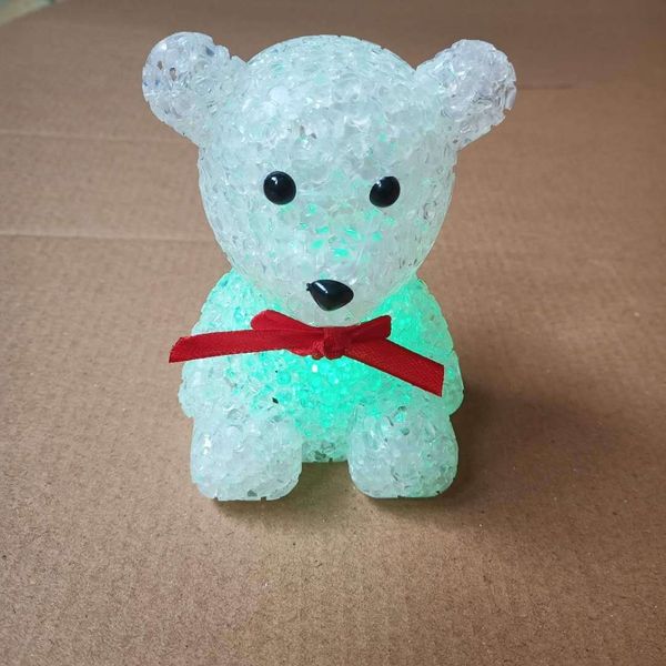 

8au3f crystal lamp market crystal light night light rice grain bear bear grain night lamp nahv2