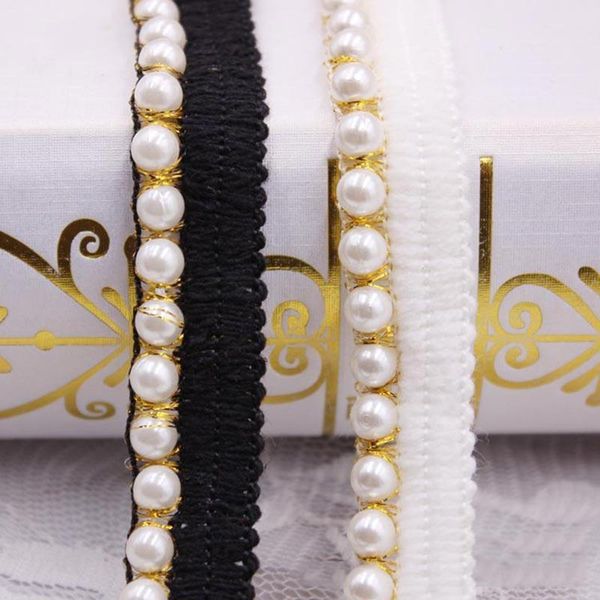 

10yards diy accessories pearl lace ribbon tassel cotton tassels trimming fringes for sewing bed sheet clothes curtain decoration h jllhml