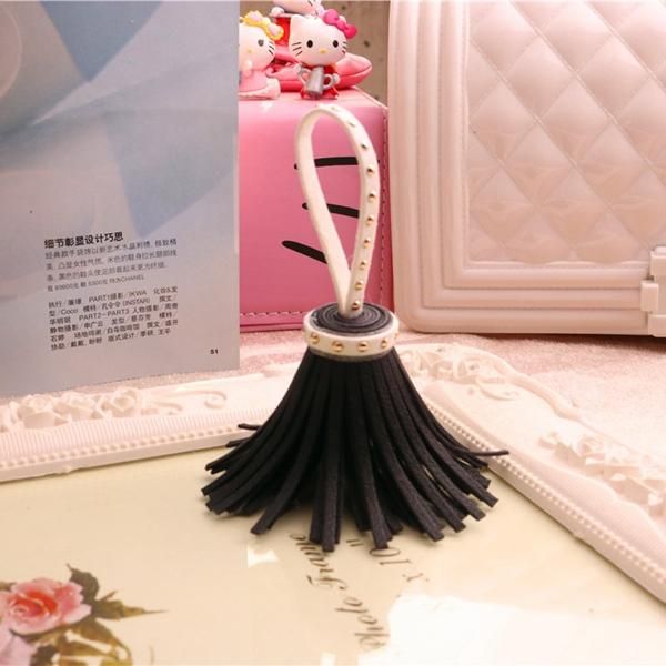 

5 шт. имитация замшевые заклепки кисточек ювелирные украшения занавес одежды декоративные аксессуары ключевой ручной ключей catenary подвеск