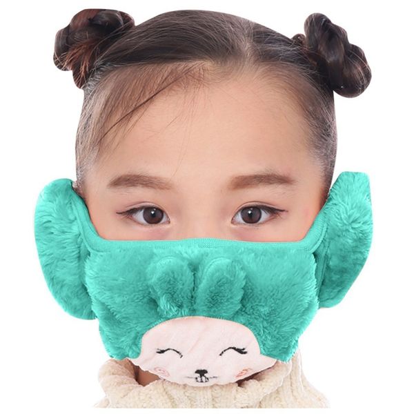 

cache zwarmer child cute winter lovely kids earmuffs gauze mask christmas gift women men mouth masks mascherina mascarillas#9