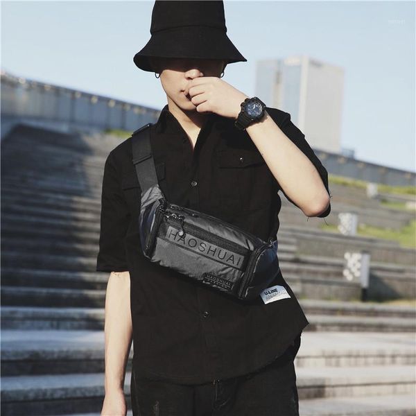 

waist bags pack men running waterproof bag wallet mobile phone holder zipper gym fitness travel pouch belt chest black1