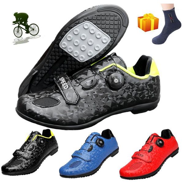

cycling footwear shoes men sport biking sneakers outdoor mtb racing rubber sole bike sapatilha ciclismo bicycle hombre1, Black