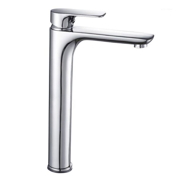 

bathroom sink faucets basin faucet modern mixer taps tall counter chrome single handle hole lever brass1