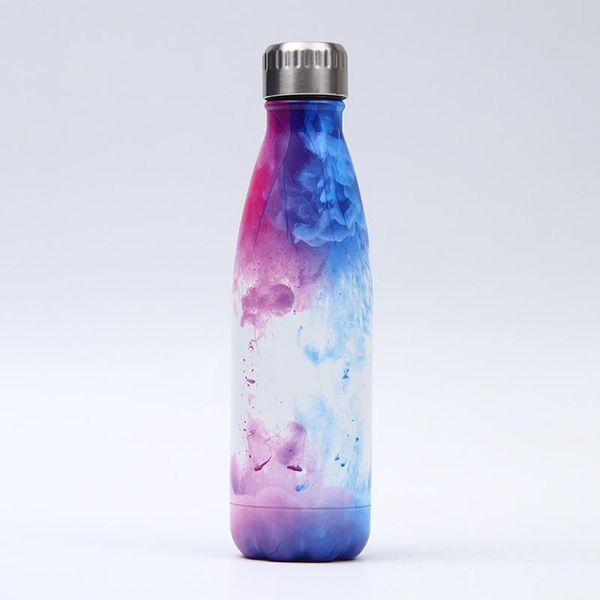 

горячие продажи творческий цветочный термос из нержавеющей стали бутылки воды герметичные фитнес спорт пить бутылка воды кружка sqcmuw home2