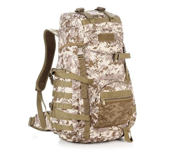 

60l outdoor waterproof strong nylon large backpack sports multi-functional climbing hiking camping trekking shoulder bags