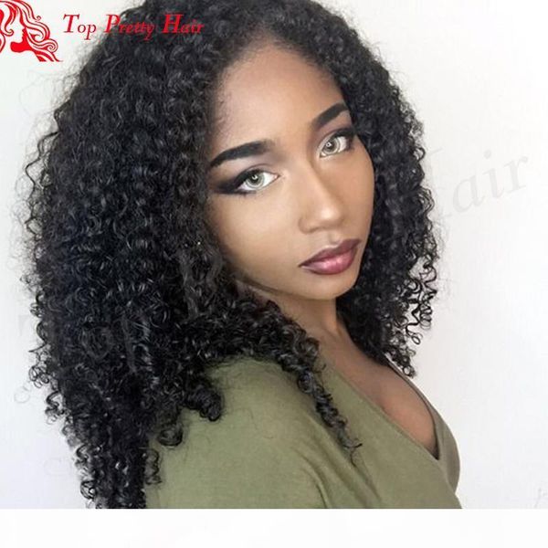 

human hair curly bob wig full lace glueless virgin brazilian bob brazilian virgin lace front short human hair wigs for black women, Black;brown