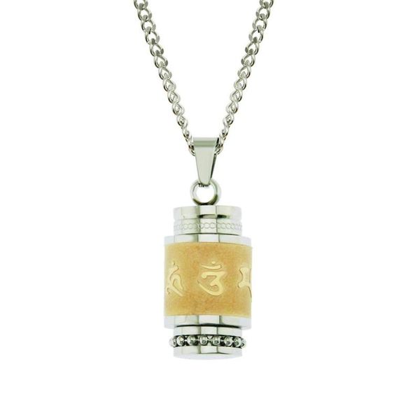 

шесть слов правды кулон кулон оберег передачи титана стали ожерелье ожерелье поворачивающейся, Silver