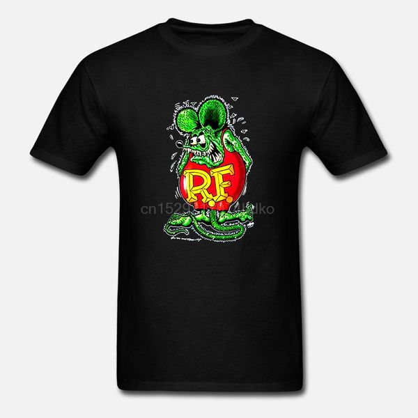 

new summer fashion ed roth original rat fink printed graphic men casual short sleeves black size 3xl hoodie designers t shirts sweatshirt