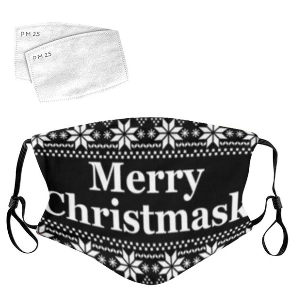 

new outdoor 1pc face masks washable christmas breathable reusable mask with 2pc filter mascarilla mouth cover