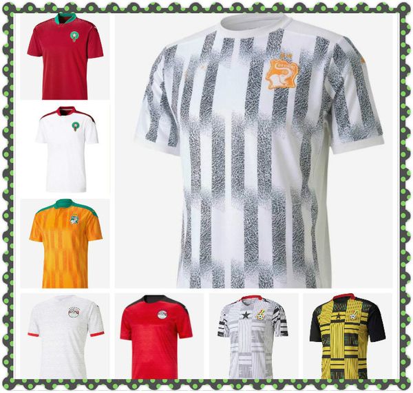 

20 21 ghana thomas national team soccer jerseys 2020 2021 schlupp kudus j.ayew caleb ekuban samuel owusu home away yellow football shirt, Black;yellow