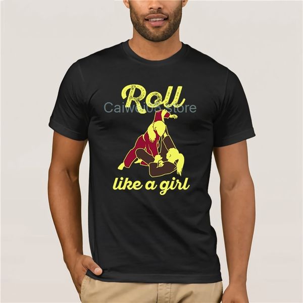 

short fashion roll like a girl brazilian jiu jitsu gifts apparel summer fashion street short sleeve sport sweatshirt hoodie t shirt