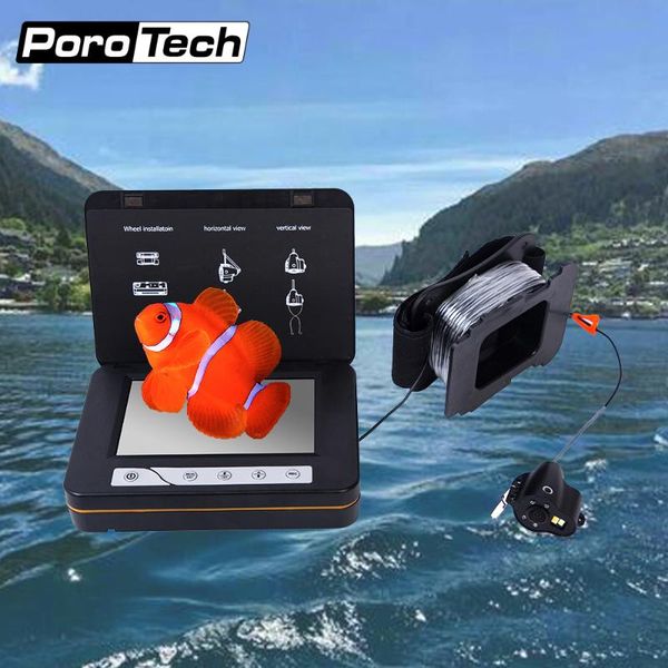 

cameras wf15 5inch lcd monitor with record and po function wide angle lens hd underwater fishing camera infrared white lights