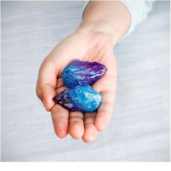 

1pcs crystals stones minerals natural and stone gemstones 100% colorful quartz for collection diy jewelry material b qylhko, Black