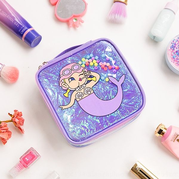 

rzfag great milkjoy mermaid pearl pearl qt3249 bag laser cute girl large capacity cosmetic bag cosmetic qbjko