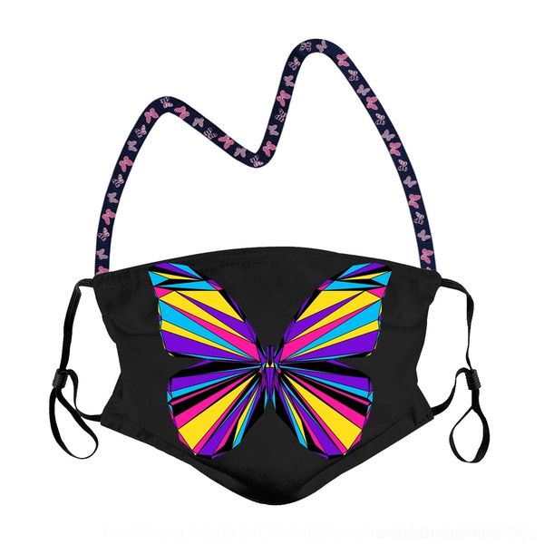 

anir protective mask protection structure filter reinforced health for multi-layer protection fashion s face masks ship, Black